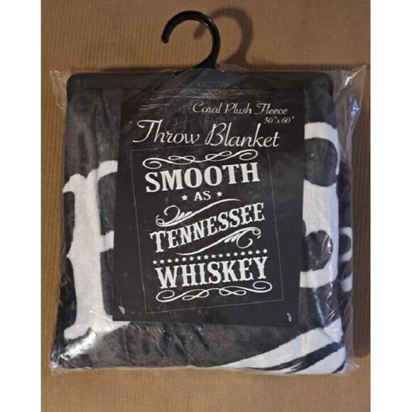 New Smooth as Tennessee Whiskey Plush Fleece Throw Gift Blanket Song Dance SOFT - Picture 2 of 2